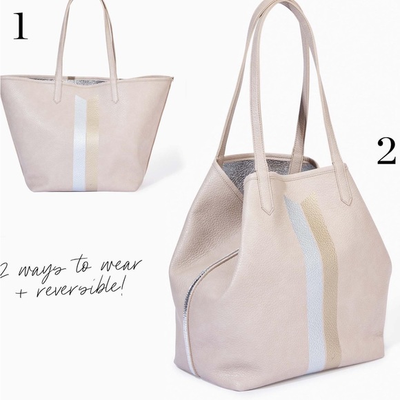 Stella & Dot Reversible Tote Bag - Picture 2 of 9